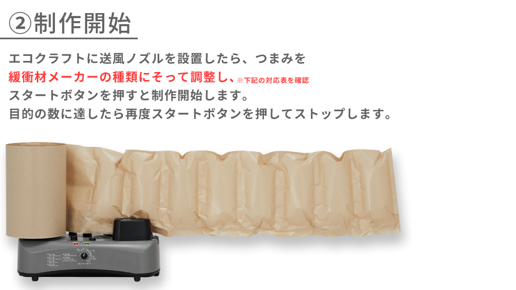 ペーパーエアークッション エコクラフト - アスウィル